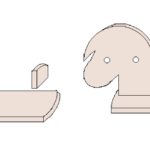 Holzpferd selber bauen - Kopf, Sitzfläche und Rückenlehne montieren